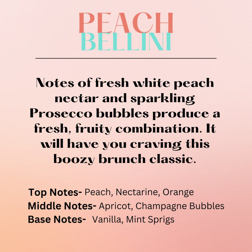 12oz Peach Bellini Candle