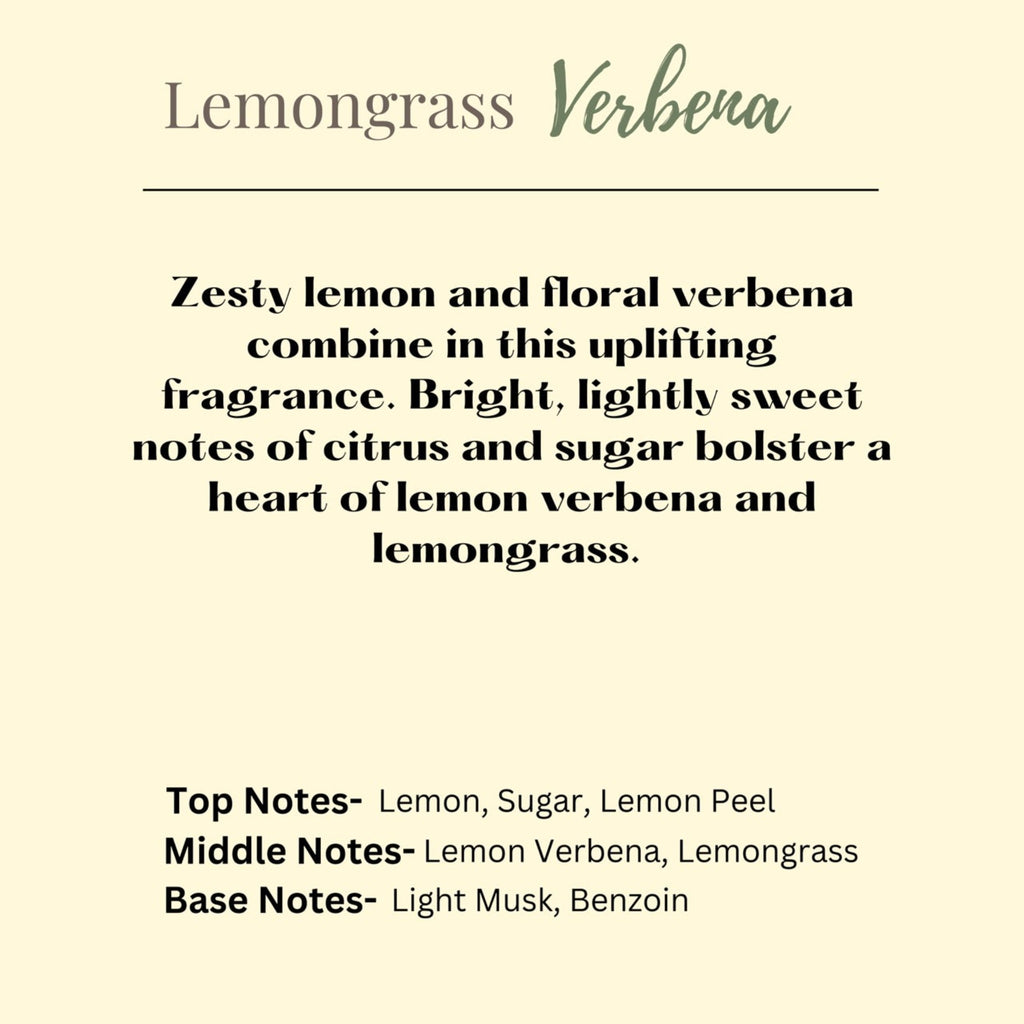 12oz Lemongrass Verbena Candle