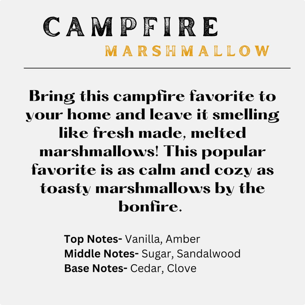 12oz Campfire Marshmallow Candle